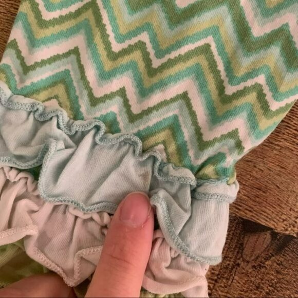 Matilda Jane Outfit Flower Print Sleeveless Top With Geometric Print Pants - Picture 15 of 16